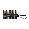 2&quot; x Assorted Impact Bit Clip Square Recess, Phillips, Torx (10 Pc Multipack) Professional Screwdriver Bit Recyclable 